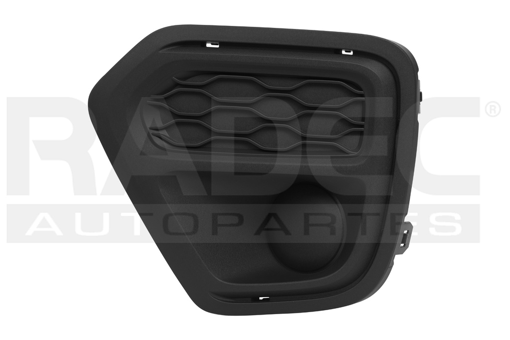 REJILLA FASCIA DELANTERA RN KANGOO 19-23 S/HOYO P/FARO INTENS L4 4 CILINDROS 1.6L 5 PUERTAS ARGENTINA IZQ