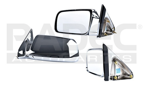 ESPEJO CV SUBURBAN 92-98 MANUAL CROMADO LIMITED/GT/BASE/LS/LT/Z71/DENALI/SL/SLE/SLT V8 8CILINDROS 5.7/6.5/7.4L 2/4 PUERTAS IZQ