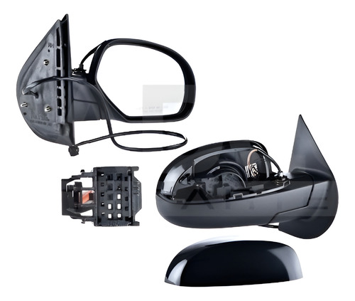 ESPEJO CV CHEYENNE 07-13 ELECTRICO C/DESEMPANANTE P/PINTAR XFE/WT/HYBRID/PLATINUM/LTZ/BASE/LS/LT/Z71/DENALI/SL/SLE/SLT V8 8CILINDROS 4.8/5.3/6.0/6.2/6.6L 2/4 PUERTAS DER