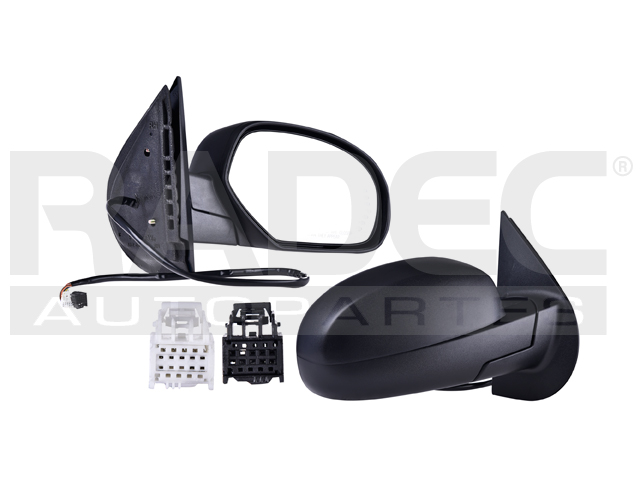 ESPEJO CV SUBURBAN 07-14 ELECTRICO C/DESEMPANANTE C/DIRECCIONAL C/MEMORIA C/LUZ E/ABATIBLE CORRUGADO SSV/XFE/WT/HYBRID/LTZ/BASE/LS/LT/DENALI/SLE/SLT V8 5.3/6.0/6.2L 5 PUERTAS DER