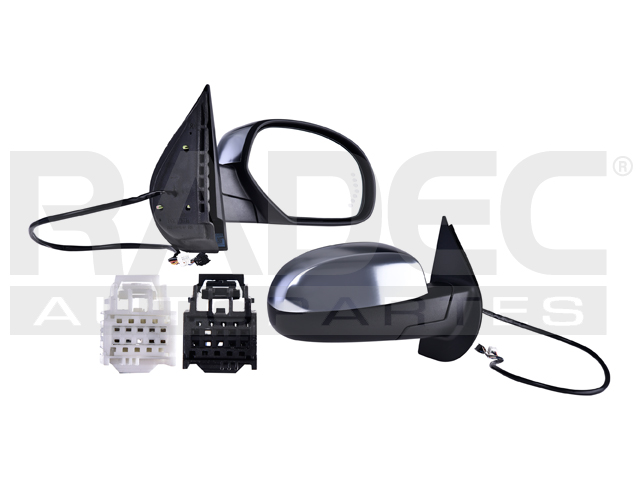 ESPEJO CV TAHOE 07-14 ELECTRICO C/DESEMPANANTE C/DIRECCIONAL C/MEMORIA C/LUZ E/ABATIBLE SATINADO HYBRID/LTZ/BASE/LS/LT/Z71/DENALI/SLE/SLT V8 4.8/5.3/6.0/6.6L DER