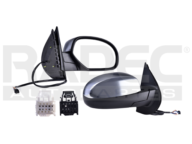ESPEJO CV TAHOE 07-14 ELECTRICO C/DESEMPANANTE C/DIRECCIONAL C/MEMORIA C/LUZ E/ABATIBLE SATINADO PREMIUM/XFE/WT/PLATINUM/LTZ/BASE/LS/LT/DENALI/SL/SLE/SLT DER