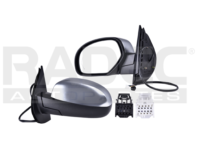 ESPEJO CV TAHOE 07-14 ELECTRICO C/DESEMPANANTE C/DIRECCIONAL C/MEMORIA C/LUZ E/ABATIBLE SATINADO PREMIUM/XFE/WT/PLATINUM/LTZ/BASE/LS/LT/DENALI/SL/SLE/SLT IZQ