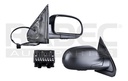ESPEJO CV TRAIL BLAZER 02-09 ELECTRICO C/DESENPANANTE NEGRO 5 PINES R/Q/EXT/B/A/CXL/NORTH/SS/BASE/LT/DENALI/SLE/SLT V8 8 CILINDROS 4.2/6.0L 4 PUERTAS DER