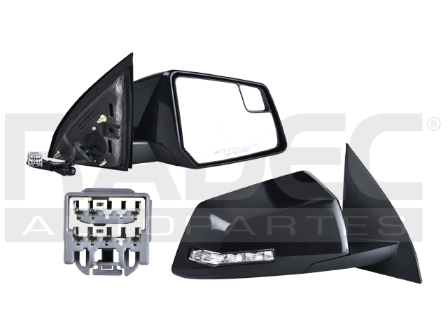 ESPEJO CV TRAVERSE 09-17 ELECTRICO C/DESEMPANANTE C/DIRECCIONAL P/PINTAR 7 PINES LTZ/BASE/LS/LT DER