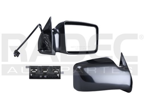 [018-0703-02] ESPEJO CR CARAVAN 84-90 ELECTRICO NEGRO 3 PINES LE/CV/LX/ES/BASE DER