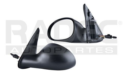 ESPEJO CR PT CRUISER 06-10 C/CONTROL CORRUGADO STREET/GT/DREAM/LX/LIMITED/TOURING/BASE L4 4 CILINDROS 2.4L 4 PUERTAS IZQ