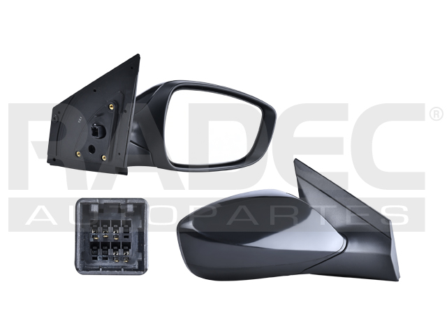 ESPEJO DG ATTITUDE 12-14 ELECTRICO C/DESEMPANANTE P/PINTAR 5 PINES GL/GLS/GS/L/SE DER