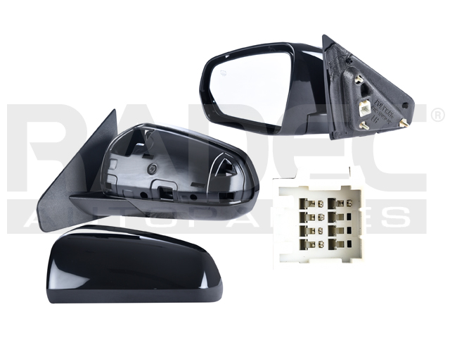 ESPEJO DG AVENGER 08-14 ELECTRICO C/DESENPANANTE P/PINTAR 5 PINES LUX/HEAT/GTS/SXT/EXPRESS/RT/SE L4/V6 4/6 CILINDROS 2.4/3.6L 4 PUERTAS IZQ