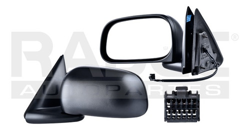 ESPEJO DG DAKOTA 08-12 ELECTRICO C/DESENPANANTE MAN/ABATIBLE NEGRO TRX/SPORT/XLS/DUROCROSS/LS/LONE STAR/TRX4/BIG HORN/LARAMIE/SLT/ST/SXT V6/V8 6/8 CILINDROS 3.7/4.7L 4 PUERTAS IZQ