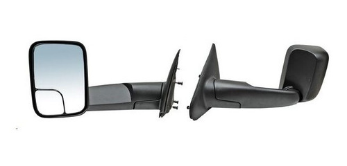ESPEJO DG RAM 06-08 MANUAL NEGRO SRT10/SPORT/TRX4/LARAMIE/SLT/ST/SXT V6/V8 6/8CILINDROS 3.7/5.7L 2/4 PUERTAS IZQ