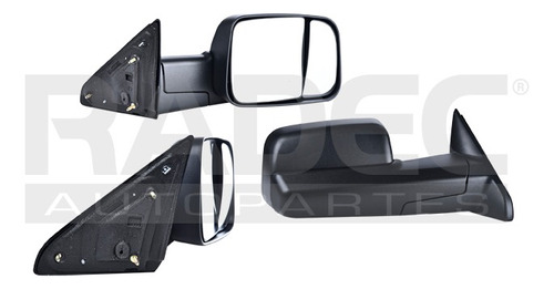 ESPEJO DG RAM 4000 09-12 MANUAL NEGRO TRADESMAN/OUTDOORSMAN/HEMI/SPORT/BIG HORN/LARAMIE/SLT/ST/EXPRESS/RT DER