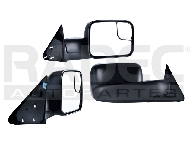 ESPEJO DG RAM 94-96 MANUAL TELESCOPICO CORRUGADO SLT/ST/CREW CAB V6/V8 6/8CILINDROS 3.7/3.9/4.7/5.9L 2/4 PUERTAS DER