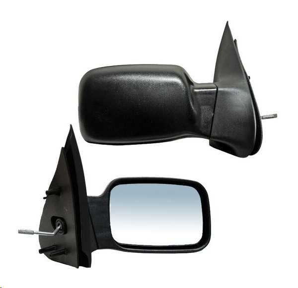 ESPEJO FD COURIER 01-12 C/CONTROL CORRUGADO NEGRO DER