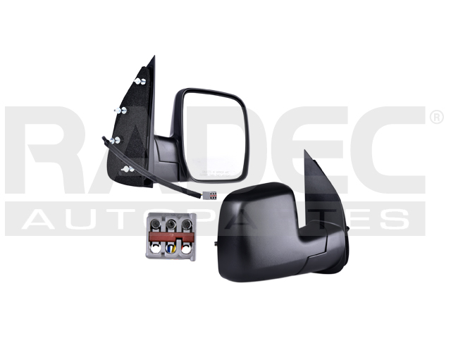 ESPEJO FD ECONOLINE 02-14 ELECTRICO CORRUGADO 3 PINES BASE/XL/XLT/SUPER DUTY/E-150/E-250/E-350 V8 8CILINDROS 4.6/5.4L 2 PUERTAS DER