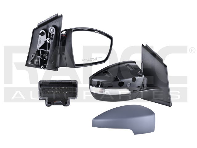 ESPEJO FD ESCAPE 13-16 ELETCRICO C/DESEMPANANTE C/DIRECCIONAL P/PINTAR 7 PINES DER