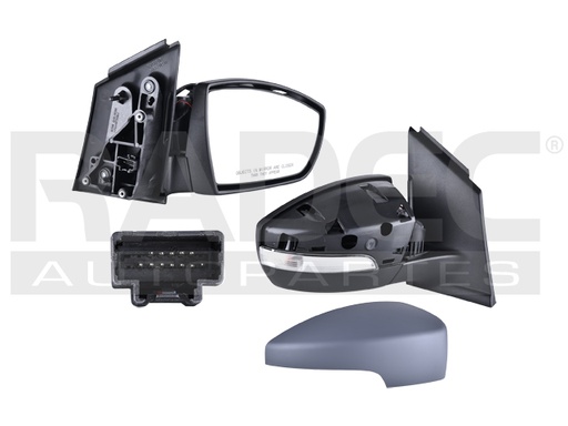 ESPEJO FD ESCAPE 13-16 ELETCRICO C/DESEMPANANTE C/DIRECCIONAL P/PINTAR 7 PINES DER