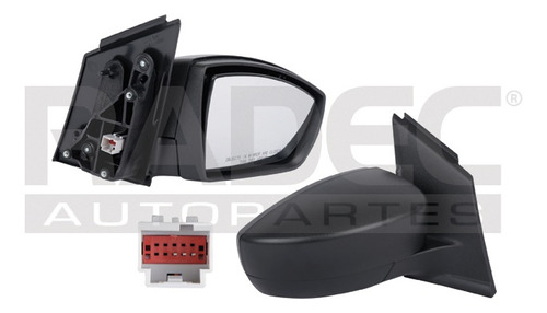 ESPEJO FD ESCAPE 13-16 ELECTRICO CORRUGADO 3 PINES TREND/TITANIUM/SEL/SE/S DER