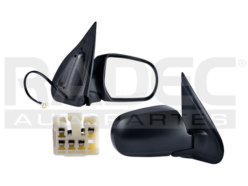 ESPEJO FD ESCAPE 03-07 ELECTRICO C/DESENPANANTE CORRUGADO 5 PINES V/LIMITEDSPORT/PREMIERSPORT/LUXURY/XLS/XLT L4/V6 4/6CILINDROS 2.3/3.0L 4 PUERTAS DER