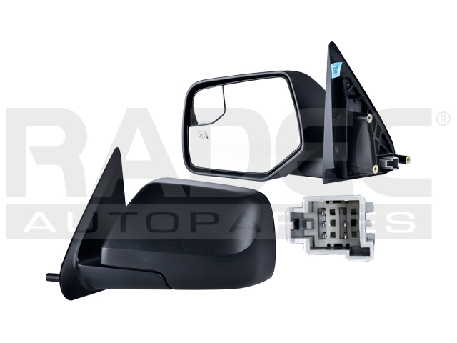 ESPEJO FD ESCAPE 08-12 ELECTRICO C/DESENPANANTE C/PUNTO CIEGO CORRUGADO BASESPORT/LIMITEDPLUS/V/LIMITEDSPORT/XLS/XLT L4/V6 4/6CILINDROS 2.5/3.0L 4 PUERTAS IZQ