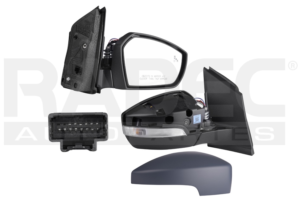 ESPEJO FD ESCAPE 17-19 ELECTRICO C/DESENPANANTE C/DIRECCIONAL P/SENSOR DE PROXIMIDAD P/PINTAR TREND ECOBOOST/TITANIUM/TITANIUM ECOBOOST L4 4 CILINDROS 2.0/2.5L 5 PUERTAS DER