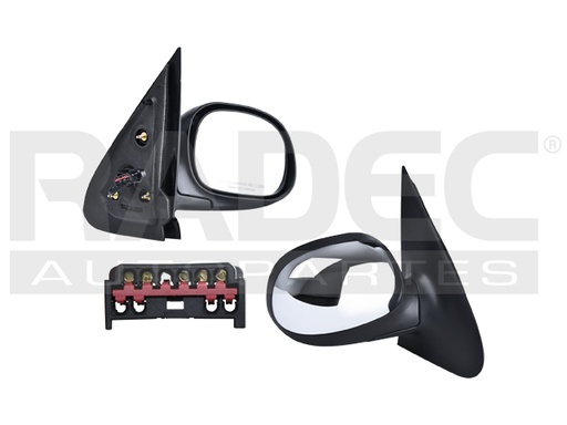 ESPEJO FD EXPEDITION 97-02 ELECTRICO C/DESEMPANANTE CROMADO 5 PINES EDDIE BAUER/XLT DER