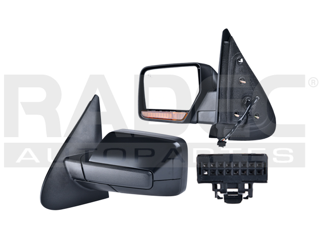 ESPEJO FD EXPEDITION 07-17 ELECTRICO C/DESENPANANTE C/DIRECCIONAL C/MEMORIA C/LUZ E/ABATIBLE P/PINTAR LUXURY/L/KING RANCH/LIMITED/EDDIE BAUER/XLT V8 8CILINDROS 5.4L 4 PUERTAS IZQ