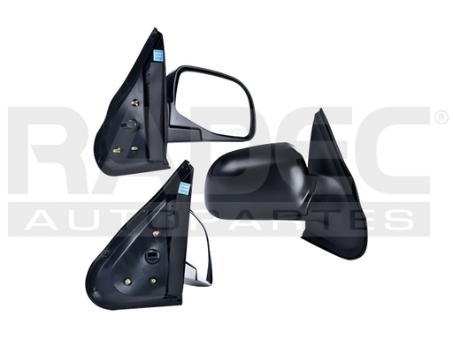 ESPEJO FD EXPLORER 95-01 MANUAL NEGRO LIMITED/XLS/XL/EDDIE BAUER/XLT/SPORT V6/V8 6/8CILINDROS 4.0/5.0L 2/4 PUERTAS DER