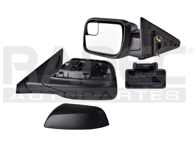 ESPEJO FD EXPLORER 16-19 ELECTRICO C/PUNTO CIEGO CORRUGADO LIMITED/PLATINUM/SPORT/XLT L4/V6 4/6CILINDROS 2.3/3.5L 4 PUERTAS IZQ