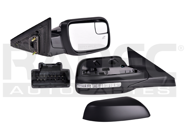 ESPEJO FD EXPLORER 16-19 ELECTRICO C/DESEMPANANTE C/DIRECCIONAL C/MEMORIA C/PUNTO CIEGO E/ABATIBLE P/PINTAR LIMITED/PLATINUM/SPORT/XLT L4/V6 4/6CILINDROS 2.3/3.5L 4 PUERTAS DER