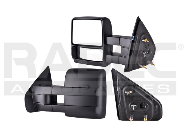 ESPEJO FD F-150 04-14 MANUAL TELESCOPICO CORRUGADO XL/XLT/SVT V6/V8 6/8CILINDROS 3.5/3.7/5.0L 2/4 PUERTAS IZQ