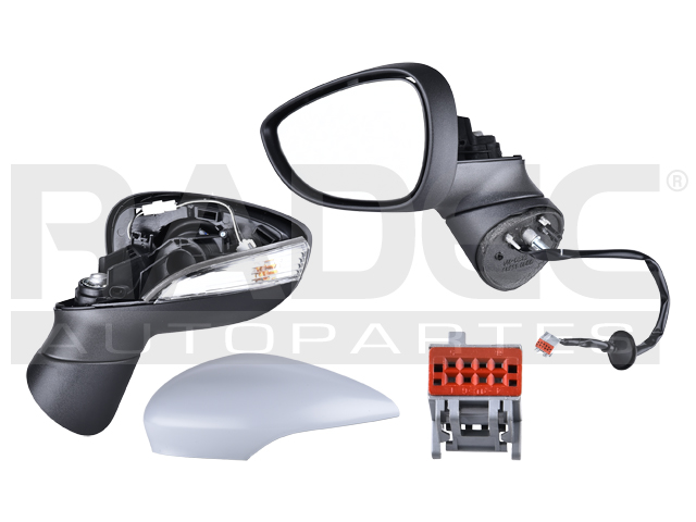 ESPEJO FD FIESTA 11-19 ELECTRICO C/DIRECCIONAL 5 PINES 4/5 PUERTAS IZQ