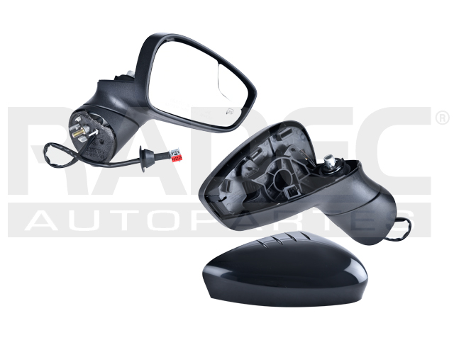 ESPEJO FD FIESTA 11-16 ELECTRICO C/DESENPANANTE C/PUNTO CIEGO P/PINTAR ST/SES/TITANIUM/SEL/SE/S L4 4CILINDROS 1.6L 4 PUERTAS DER