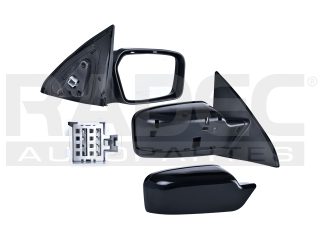 ESPEJO FD FUSION 06-12 ELECTRICO C/DESENPANANTE C/LUZ INFERIOR P/PINTAR PREMIER/HYBRID/SEL/SE/BASE/SPORT/S V6 6CILINDROS 2.5/3.0L 4 PUERTAS DER