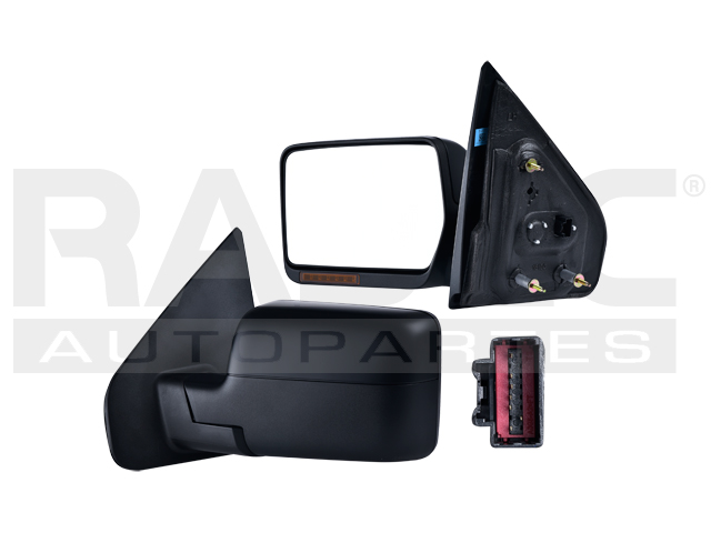 ESPEJO FD LOBO 04-08 ELECTRICO C/DESEMPANANTE C/DIRECCIONAL (6 LEDS) P/PINTAR 7 PINES XTR/LARIAT/HARLEY/FX4/FX2/KING RANCH/XL/XLT/STX IZQ