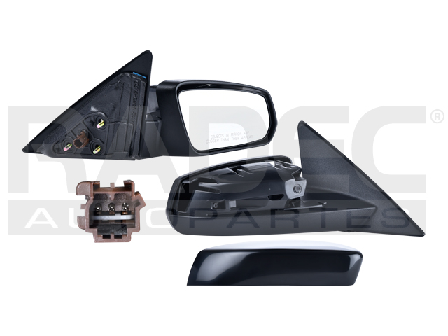 ESPEJO FD MUSTANG 10-12 ELECTRICO P/PINTAR 3 PINES BOSS/SHELBY/ST/BASE/GT V6/V8 6/8CILINDROS 3.7/4.0/4.6/5.0L 2 PUERTAS DER