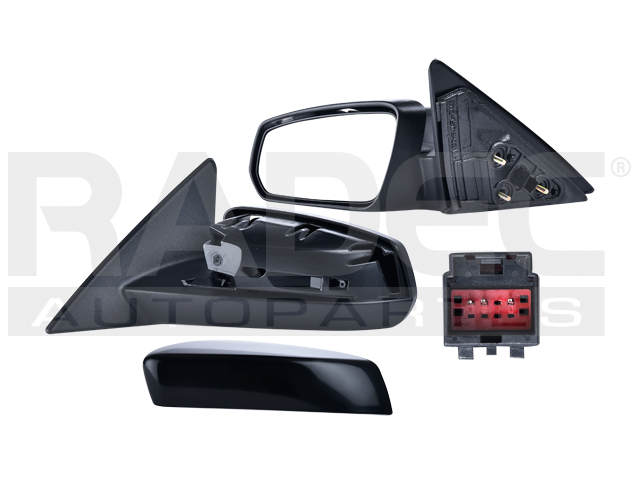 ESPEJO FD MUSTANG 13-14 ELECTRICO P/PINTAR 3 PINES BASE/GT/ST/SHELBY V6/V8 6/8 CILINDROS 3.7/5.0/5.7L 2 PUERTAS IZQ