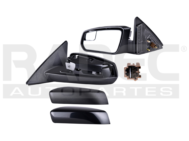 ESPEJO FD MUSTANG 10-12 ELECTRICO C/PUNTO CIEGO P/PINTAR/CORRUGADO SHELBY/ST/BASE/GT V6/V8 6/8CILINDROS 3.7/5.0/5.4L 2 PUERTAS IZQ