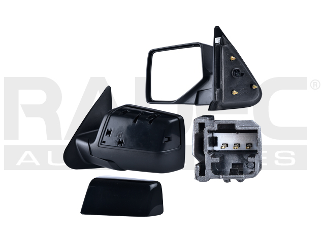 ESPEJO FD RANGER 10-12 ELECTRICO P/PINTAR 3 PINES FX4/LIMITED/BASE/XL/XLT/STX/SPORT L4/V6 4/6 CILINDROS 2.3/4.0L 2/4 PUERTAS IZQ