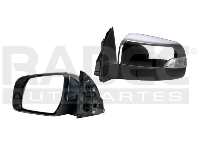 ESPEJO FD RANGER 13-20 ELECTRICO C/DIRECCIONAL CROMADO 5 PINES LARIAT/XLT L4 4 CILINDROS 2.3/2.5L 4 PUERTAS IZQ