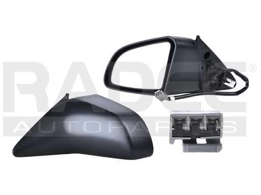 ESPEJO FD TOPAZ/GHIA 88-94 ELECTRICO NEGRO GLS/GL/L/LX/SPORT IZQ
