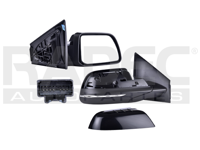 ESPEJO FD EDGE 11-14 ELECTRICO C/DESENPANANTE C/DIRECCIONAL C/LUZ P/PINTAR SEL/SE/LIMITED/SPORT V6 6CILINDROS 3.5/3.7L 4 PUERTAS DER