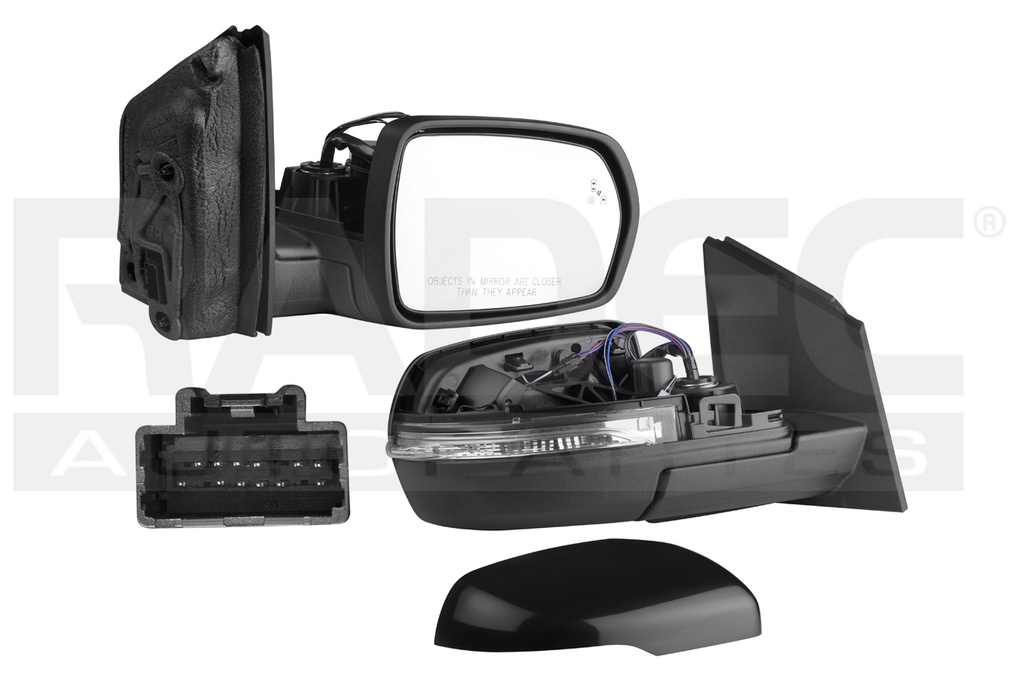 ESPEJO FD EDGE 15-18 ELECTRICO C/DESENPANANTE C/DIRECCIONAL C/MEMORIA C/LUZ INFERIOR P/SENSOR DE PROXIMIDAD P/PINTAR SE/SEL PLUS/TITANIUM V6 6 CILINDROS 2.0/2.7/3.5L 5 PUERTAS DE