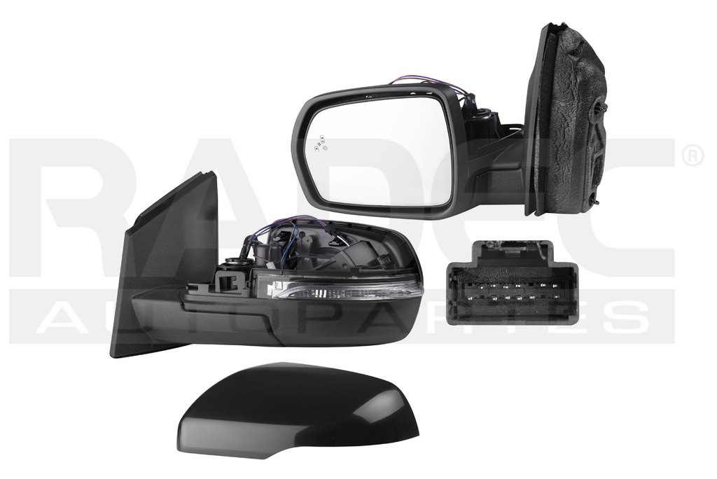 ESPEJO FD EDGE 15-18 ELECTRICO C/DESENPANANTE C/DIRECCIONAL C/MEMORIA C/LUZ INFERIOR P/SENSOR DE PROXIMIDAD P/PINTAR SE/SEL PLUS/TITANIUM V6 6 CILINDROS 2.0/2.7/3.5L 5 PUERTAS IZ
