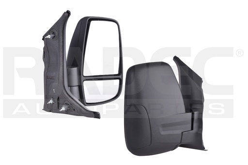 ESPEJO FD TRANSIT 15-17 MANUAL CORRUGADO VAN/CHASIS/PASAJEROS L4/V6 4/6 CILINDROS 2.2/3.5L 2/5 PUERTAS DER