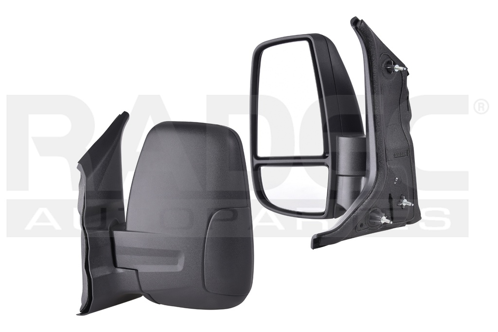 ESPEJO FD TRANSIT 15-17 MANUAL CORRUGADO VAN/CHASIS/PASAJEROS L4/V6 4/6 CILINDROS 2.2/3.5L 2/5 PUERTAS IZQ