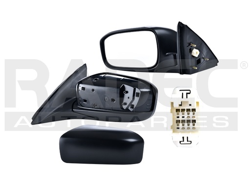 ESPEJO HD ACCORD 03-07 ELECTRICO C/DESENPANANTE P/PINTAR 5 PINES DX/LX/HYBRID/EX L4/V6 4/6CILINDROS 2.4/3.0L 4 PUERTAS IZQ