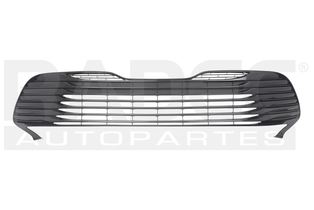 REJILLA FASCIA DELANTERA TY CAMRY 18-20 CENTRAL NEGRA LE/XLE NAVI/HYBRID L4 4 CILINDROS 2.5L 4 PUERTAS