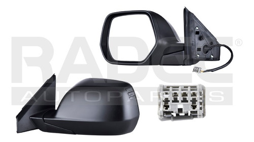 ESPEJO HD CR-V 07-11 ELECTRICO C/DESEMPANANTE P/PINTAR 5 PINES IZQ