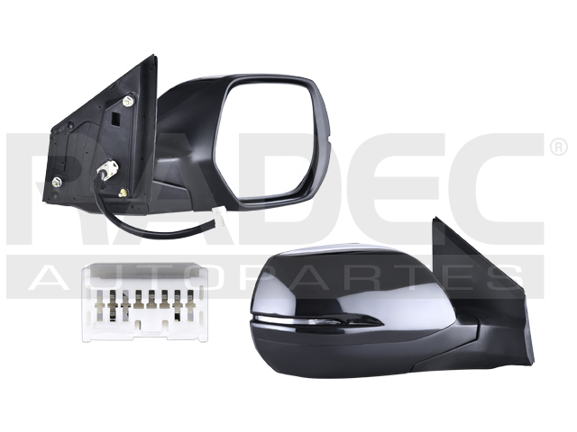 ESPEJO HD CR-V 15-16 ELECTRICO C/DESEMPANANTE C/DIRECCIONAL P/PINTAR 7 PINES DER